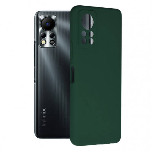 Husa telefon Infinix Hot 11s NFC - Techsuit Soft Edge Silicone - Dark Green