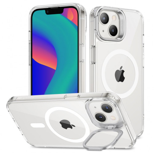 Husa telefon iPhone 13 / 14 - ESR Classic Kickstand HaloLock - Clear