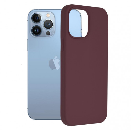 Husa telefon iPhone 13 Pro Max - Techsuit Soft Edge Silicone - Plum Violet