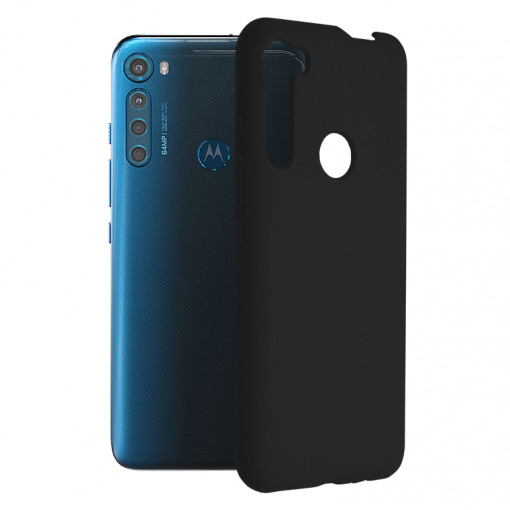 Husa telefon Motorola One Fusion Plus - Techsuit Soft Edge Silicone - Black