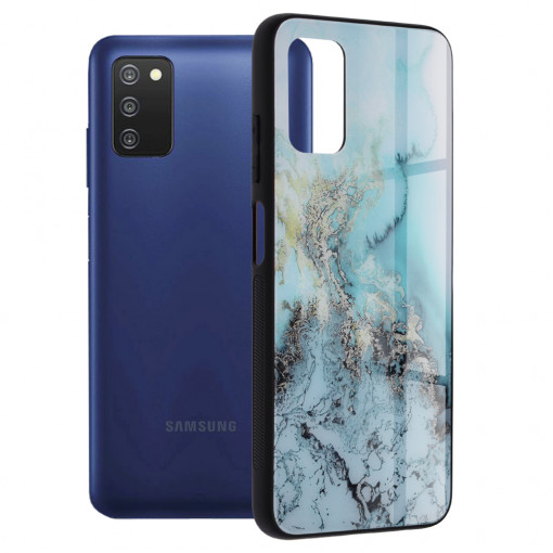 Husa telefon Samsung Galaxy A03s - Techsuit Glaze Series - Blue Ocean