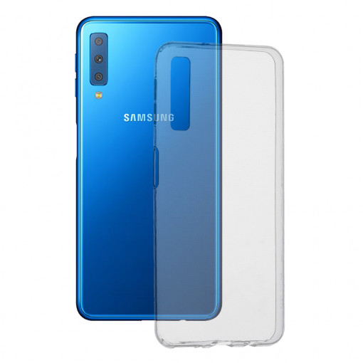 Husa telefon Samsung Galaxy A7 2018 - Techsuit Clear Silicone - Transparenta