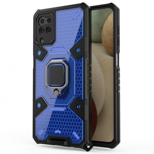 Husa telefon Samsung Galaxy F12 / M12 - Techsuit Honeycomb Armor - Blue