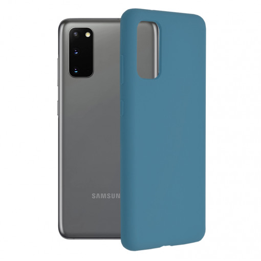 Husa telefon Samsung Galaxy S20 4G / S20 5G - Techsuit Soft Edge Silicone - Denim Blue
