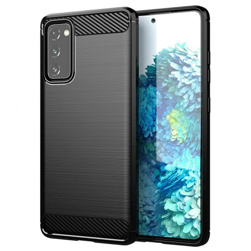 Husa telefon Samsung Galaxy S20 FE 4G / S20 FE 5G - Techsuit Carbon Silicone - Black