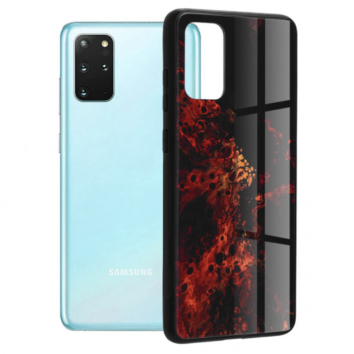 Husa telefon Samsung Galaxy S20 Plus / S20 Plus 5G - Techsuit Glaze Series - Red Nebula