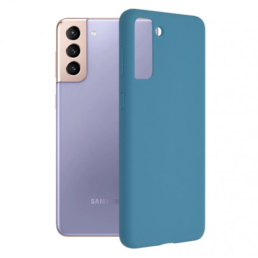 Husa telefon Samsung Galaxy S21 Plus 5G - Techsuit Soft Edge Silicone - Denim Blue