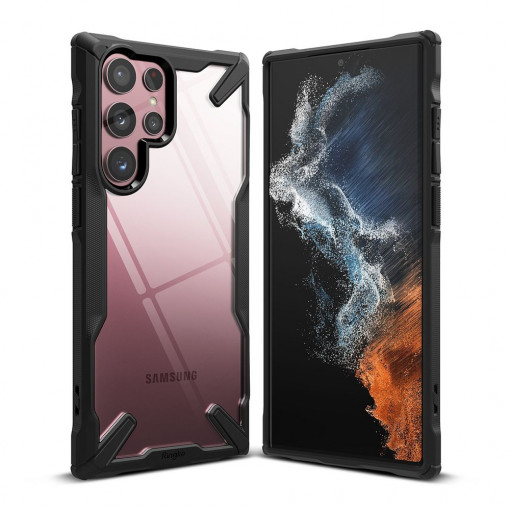 Husa telefon Samsung Galaxy S22 - Ringke Ultra Fusion X Design - Black