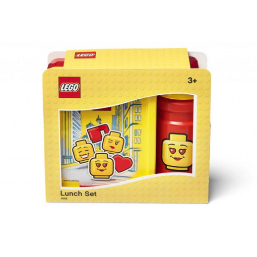 Set pentru pranz LEGO Iconic rosu-galben