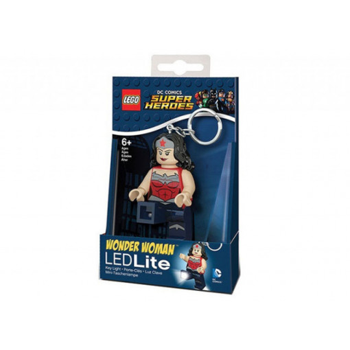 Breloc cu lanterna LEGO DC Super Heroes Wonder Woman (LGL-KE70A)