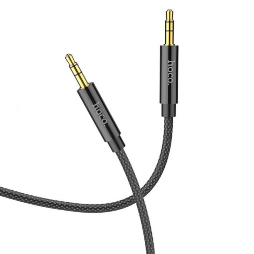 Cablu Audio Adaptor Jack la Jack 2m - Hoco (UPA19) - Black