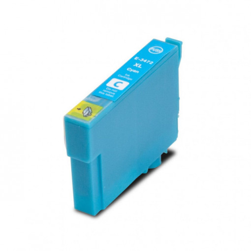 Cartus imprimanta albastru pt EPSON 34XL cyan T3472 XL Epson 3472 XL azuriu