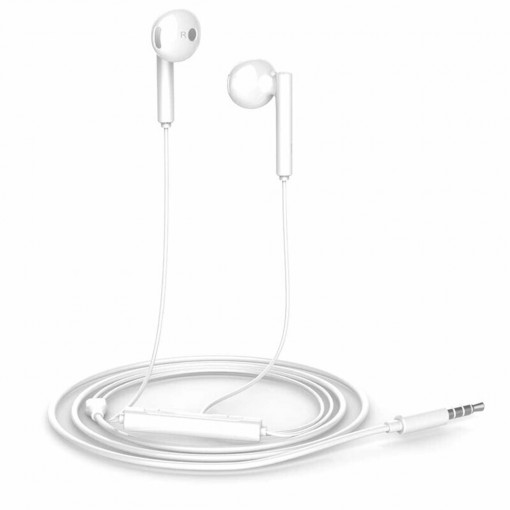 Casti Audio Jack Cu Microfon - Huawei (AM115) - White (Blister Packing)