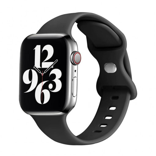 Curea pentru Apple Watch 1/2/3/4/5/6/7/8/SE/SE 2/Ultra (42/44/45/49mm) - Techsuit Watchband (W031) - Black