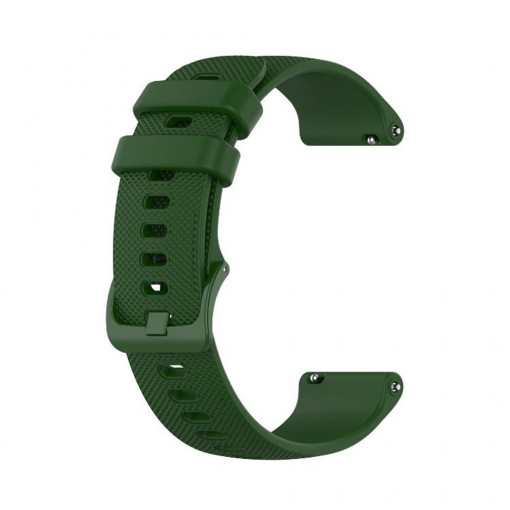 Curea pentru Samsung Galaxy Watch (46mm) / Gear S3, Huawei Watch GT / GT 2 / GT 2e / GT 2 Pro / GT 3 (46 mm) - Techsuit Watchband 22mm (W006) - Green