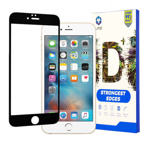 Folie telefon iPhone 6 Plus / 6S Plus Lito - D+ Clear Glass - Black