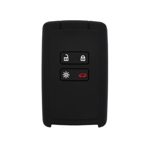 Husa pentru cheie Renault Espace, Talisman, Zoe - Techsuit Car Key Case (1010.10) - Black