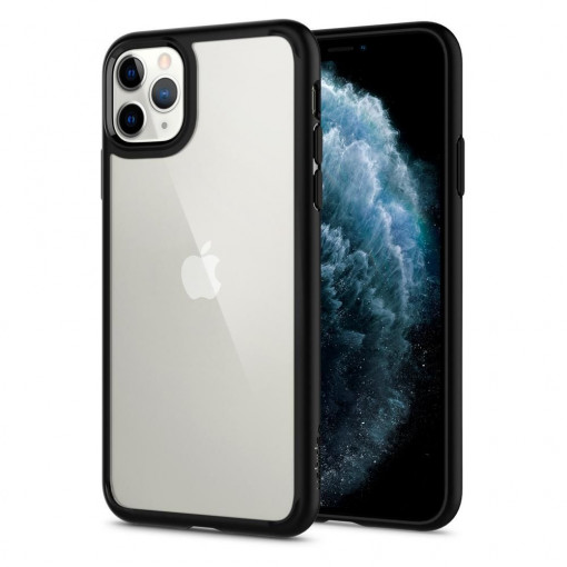 Husa telefon iPhone 11 Pro - Spigen Ultra Hybrid - Matte Black