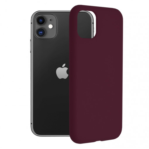 Husa telefon iPhone 11 - Techsuit Soft Edge Silicone - Plum Violet