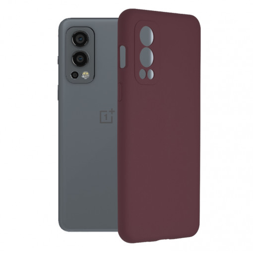 Husa telefon OnePlus Nord 2 5G - Techsuit Soft Edge Silicone - Plum Violet