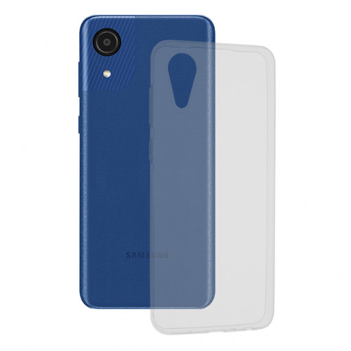 Husa telefon Samsung Galaxy A03 Core - Techsuit Clear Silicone - Transparenta