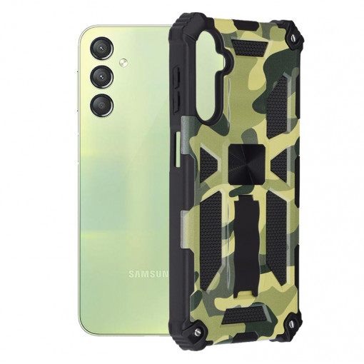 Husa telefon Samsung Galaxy A24 - Techsuit Blazor Series - Camo Lime