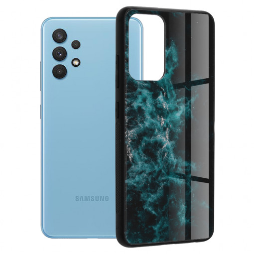 Husa telefon Samsung Galaxy A32 4G - Techsuit Glaze Series - Blue Nebula