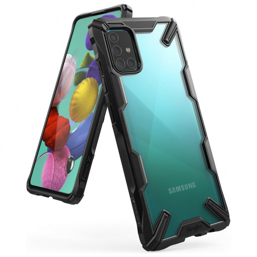 Husa telefon Samsung Galaxy A51 4G - Ringke Fusion X - Black