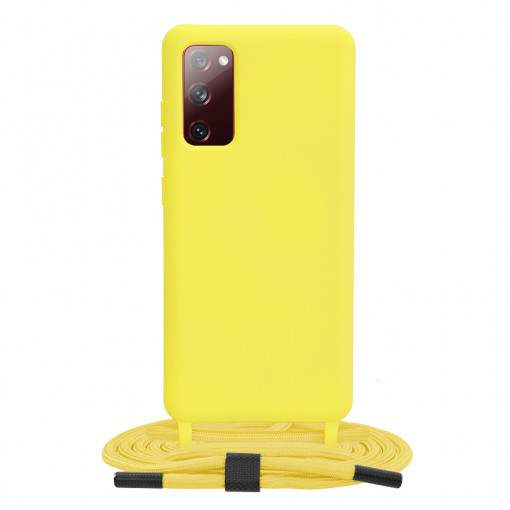 Husa telefon Samsung Galaxy S20 FE 4G / S20 FE 5G - Techsuit Crossbody Lanyard - Yellow