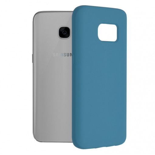 Husa telefon Samsung Galaxy S7 - Techsuit Soft Edge Silicone - Denim Blue