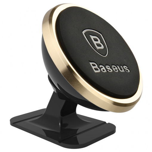Suport Auto Magnetic - Baseus 360 Degree (SUCX140015) - Luxury Gold