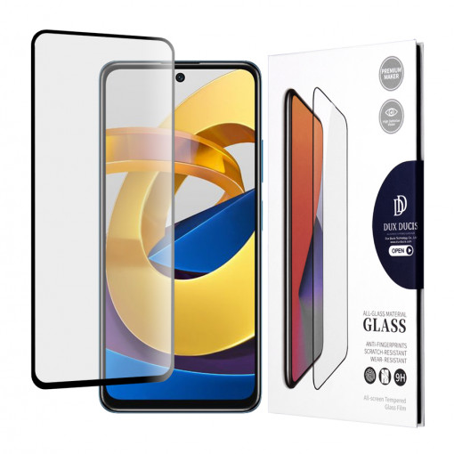 Folie protectie telefon Xiaomi Poco M4 Pro 5G - Dux Ducis Tempered Glass - Black