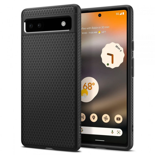 Husa telefon Google Pixel 6a - Spigen Liquid Air - Matte Black