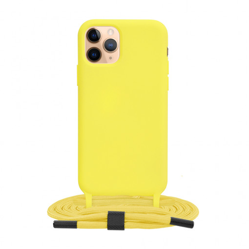 Husa telefon iPhone 11 Pro - Techsuit Crossbody Lanyard - Yellow
