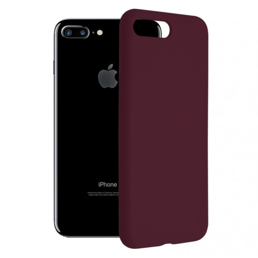 Husa telefon iPhone 7 Plus / 8 Plus - Techsuit Soft Edge Silicone - Plum Violet