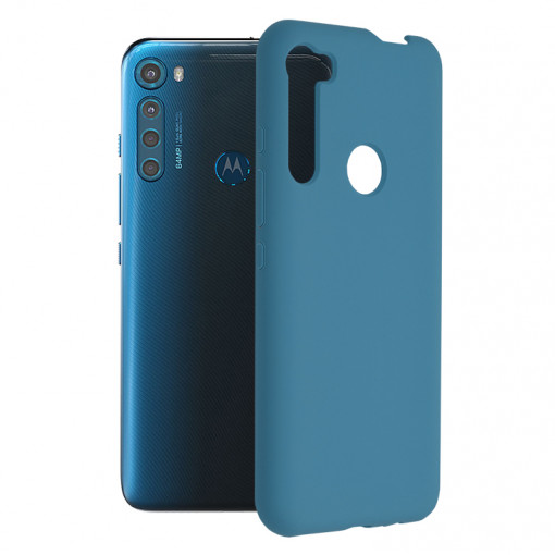 Husa telefon Motorola One Fusion Plus - Techsuit Soft Edge Silicone - Denim Blue