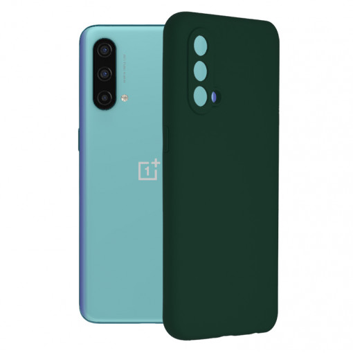 Husa telefon OnePlus Nord CE 5G - Techsuit Soft Edge Silicone - Dark Green