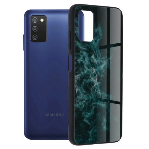 Husa telefon Samsung Galaxy A03s - Techsuit Glaze Series - Blue Nebula