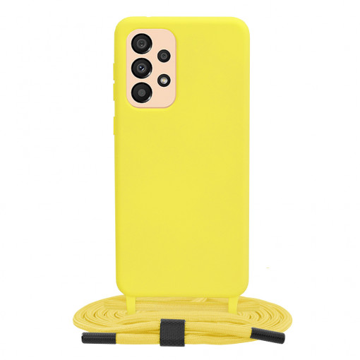Husa telefon Samsung Galaxy A33 5G - Techsuit Crossbody Lanyard - Yellow