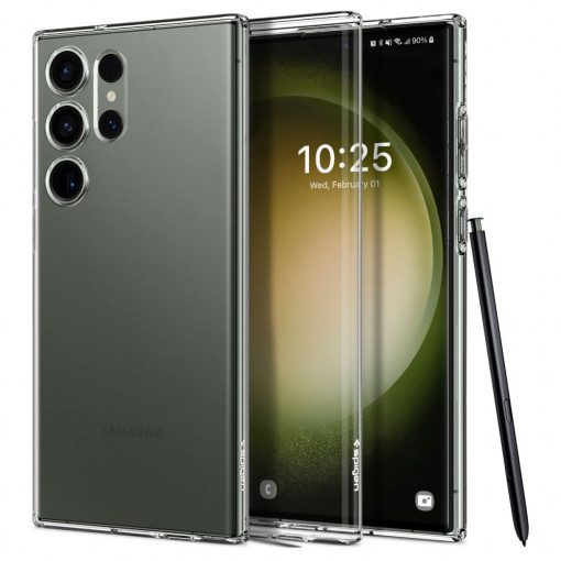 Husa telefon Samsung Galaxy S23 Ultra - Spigen Liquid Crystal - Clear