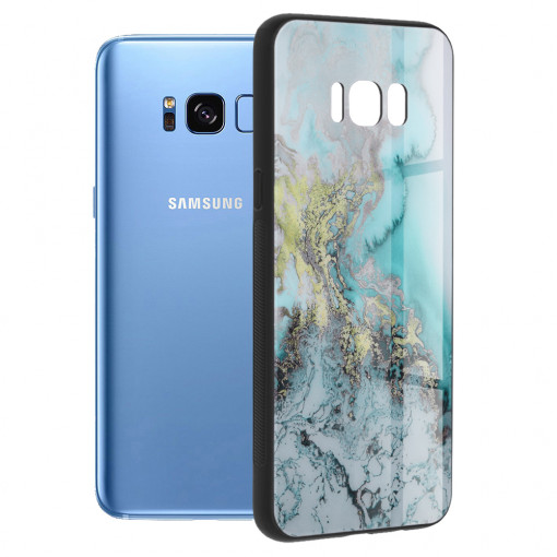 Husa telefon Samsung Galaxy S8 Plus - Techsuit Glaze Series - Blue Ocean