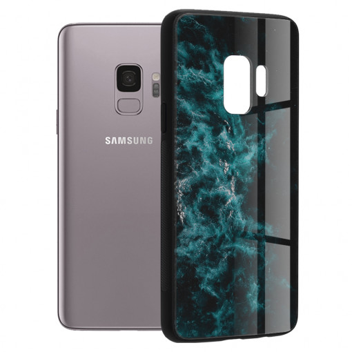 Husa telefon Samsung Galaxy S9 - Techsuit Glaze Series - Blue Nebula
