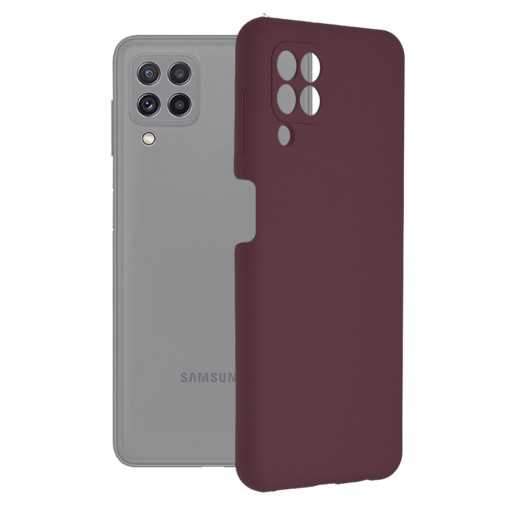 Husa telefon ung Galaxy A22 4G - Techsuit Soft Edge Silicone - Plum Violet