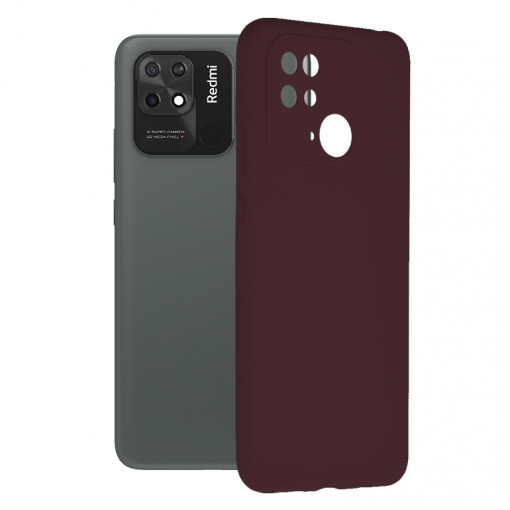 Husa telefon Xiaomi Redmi 10C - Techsuit Soft Edge Silicone - Plum Violet