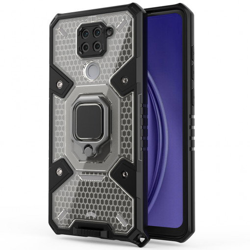 Husa telefon Xiaomi Redmi Note 9 / Redmi 10X 4G - Techsuit Honeycomb Armor - Black
