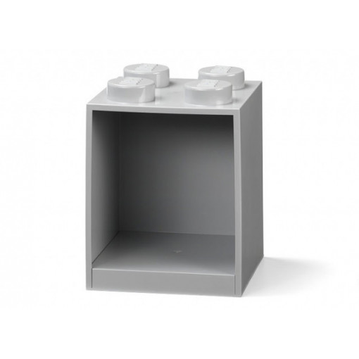 Raft Caramida LEGO 2x2 - Gri