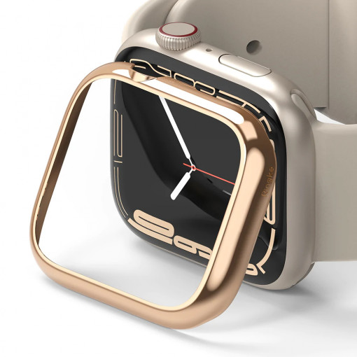 Rama pentru Apple Watch 7 / 8 (45mm) - Ringke Bezel Styling - Glossy Gold