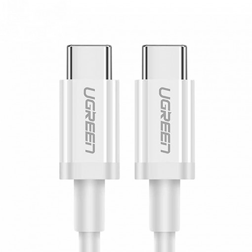 Cablu de Date USB-C la Type-C PD60W, 3A, 2m - Ugreen (60520) - White