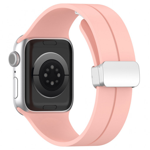 Curea pentru Apple Watch 1/2/3/4/5/6/7/8/SE/SE 2 (38/40/41mm) - Techsuit Watchband (W011) - Pink