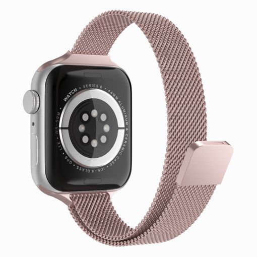 Curea pentru Apple Watch 1/2/3/4/5/6/7/8/SE/SE 2/Ultra (42/44/45/49mm) - Techsuit Watchband (W034) - Pink